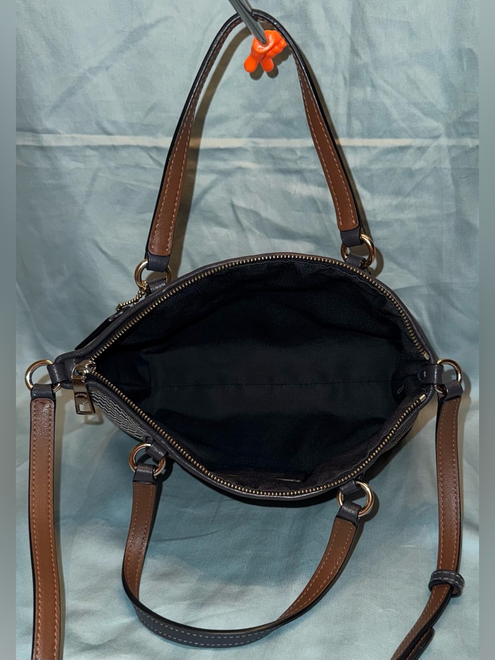 Coach Mini/Small Kelsey Satchel in the Legacy Jacquard pattern - Picture 10 of 11